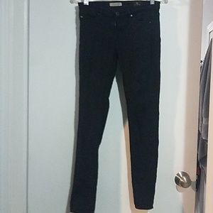 Black AG jeans super skinny ankle jeans